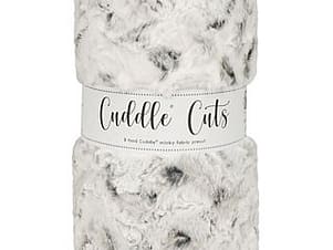 Minky, 2 Yard Luxe Cuddle Cuts in Snowy Owl Alloy by Shannon Fabrics