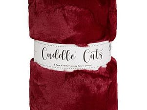 Minky, 2 Yard Luxe Cuddle Cuts in Hide Merlot by Shannon Fabrics