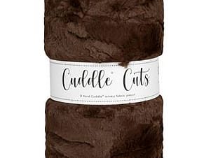Minky, 2 Yard Luxe Cuddle Cuts in Hide Chocolate by Shannon Fabrics