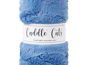 Minky, 2 Yard Luxe Cuddle Cuts in Hide Bluebell by Shannon Fabrics