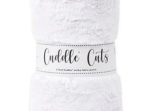 Minky, 2 Yard Luxe Cuddle Cuts in Hide Snow by Shannon Fabrics