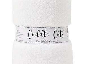 Minky, 2 Yard Luxe Cuddle Cuts in Sherpa White by Shannon Fabrics