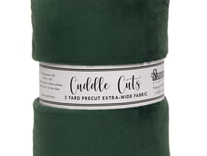 Minky, Wide Back Cuddle Cuts 3 Yard Length in Evergreen by Shannon Fabrics