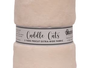 Minky, Wide Back Cuddle Cuts 3 Yard Length in Ivory by Shannon Fabrics