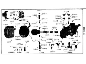 Motor Brush Holder for Singer 201, 15-91, 15-125, & Similar Sewing Machines