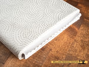 Cotton Fabric, 44/45" Wide in Twist Silver Metallic by Dashwood Studio