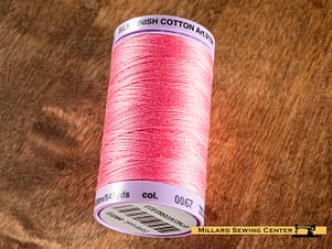 Silk Finish 50wt Mercerized Cotton Sewing Thread in 0067 Roseate by Mettler