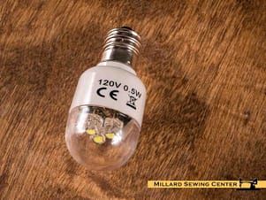 Light Bulb, Screw In LED for BabyLock, Brother & More Sewing Machines