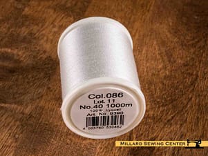 Sensa Green 40wt Lyocell Thread in Aluminium by Madeira