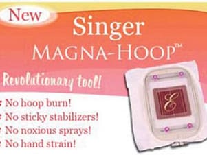 Magna Hoop, 4.5" x 6.75" for Singer Futura Embroidery Machines by DIME