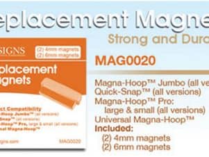 Magnets, Replacement for Magna-Hoop by DIME