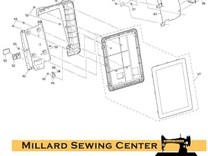 LCD Supply Assembly for Babylock Sewing Machines