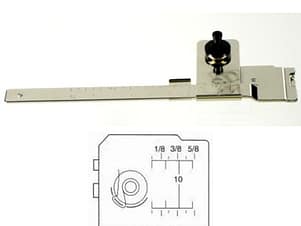 Circular Sewing Attachment for Sewing Machines with a Square Bobbin Cover by Janome