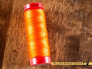 Metrosene All Purpose Polyester Sewing Thread in 1335 Tangerine by Mettler