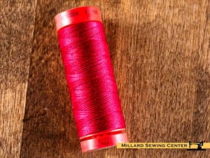 Metrosene All Purpose Polyester Sewing Thread in 1422 Bright Ruby by Mettler