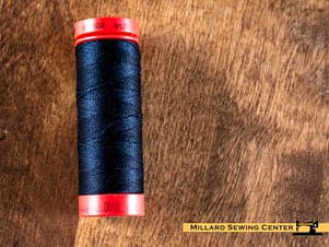 Metrosene All Purpose Polyester Sewing Thread in 0810 Blue Black by Mettler