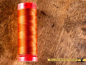 Metrosene All Purpose Polyester Sewing Thread in 1054 Brick Red by Mettler