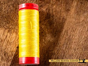 Metrosene All Purpose Polyester Sewing Thread in 0116 Yellow by Mettler