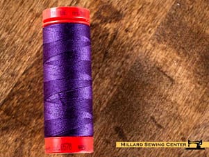 Metrosene All Purpose Polyester Sewing Thread in 0578 Purple Twist by Mettler