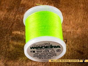 Aerofil 40wt Polyester Thread in 9950 Neon Green by Madeira
