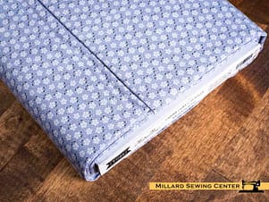 Cotton Fabric, 44" Wide in Meadow Slate by Tilda