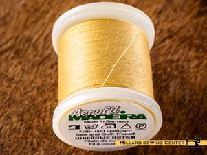 Aerofil 40wt Polyester Thread in 8670 Deep Mustard by Madeira