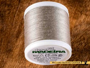Aerofil 40wt Polyester Thread in 8450 Gray by Madeira