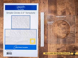 Quilting Template, Simple Circle By Westalee Design