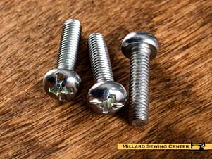 Screw, Top Cover & Lower Tubular Arm Cover for Singer Sewing Machines