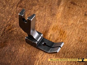 Straight Stitch Foot, Hinged for Industrial Sewing Machines