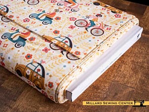 Cotton Fabric, 44" Wide in L'Art de vivre a Bee Brown Design by Dashwood Studio