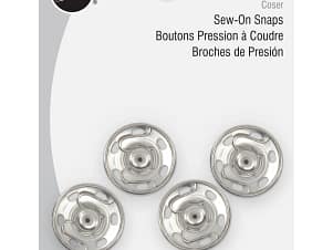 Sew-On Snaps, Size 10, 4 Set by Dritz