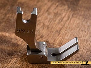 Double Toe Lining Foot, Hinged for Industrial Sewing Machines