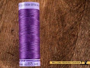 Silk Finish 50wt Mercerized Cotton Sewing Thread in 0575 Orchid by Mettler