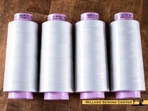 Seracor All Purpose Serger Thread in 2000 White by Mettler