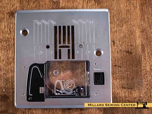 Needle Plate Assembly, ZigZag for Necchi C700, C2000 Sewing Machines