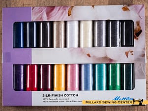 Silk Finish 50wt Cotton Thread Kit by Mettler (18 Spools)