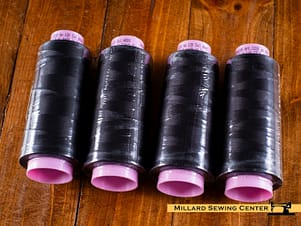 Seracor All Purpose Serger Thread in 4000 Black by Mettler