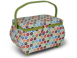 Sewing Basket, Large (Circular Pattern) by Dritz