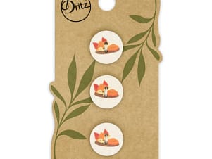 Buttons, Round 15mm In Natural, Recycled Cotton, 3 Pack by Dritz