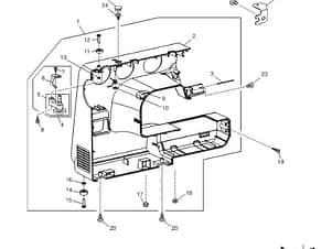 Set Screw for Elna, Janome & Necchi Sewing Machines