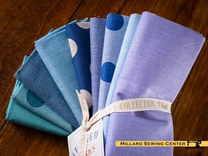 Cotton Fabric, Fat Quarter Bundle, Summer Blues by Tilda