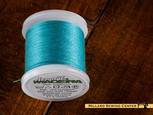 Aerofil 40wt Polyester Thread in 8970 Turquoise by Madeira