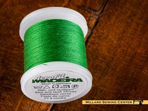 Aerofil 40wt Polyester Thread in 8650 Green by Madeira
