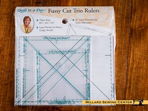 Ruler, Fussy Cut Trio Set By Quilt in a Day