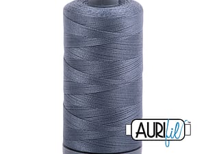 28wt Cotton Thread in 1246 Dark Grey by Aurifil