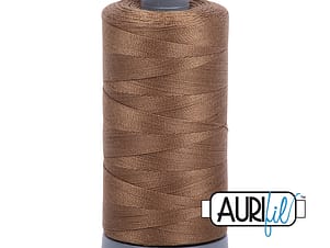 28wt Cotton Thread in 1318 Dark Sandstone by Aurifil