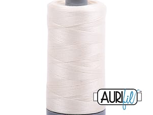 28wt Cotton Thread in 2026 Chalk by Aurifil