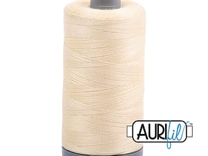 28wt Cotton Thread in 2110 Light Lemon by Aurifil
