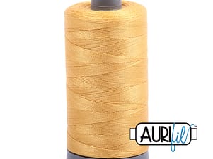 28wt Cotton Thread in 2134 Spun Gold by Aurifil